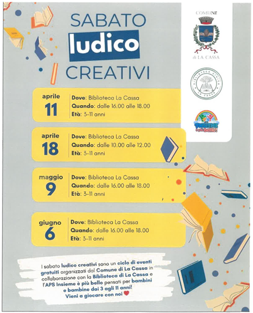 Sabato ludico CREATIVI