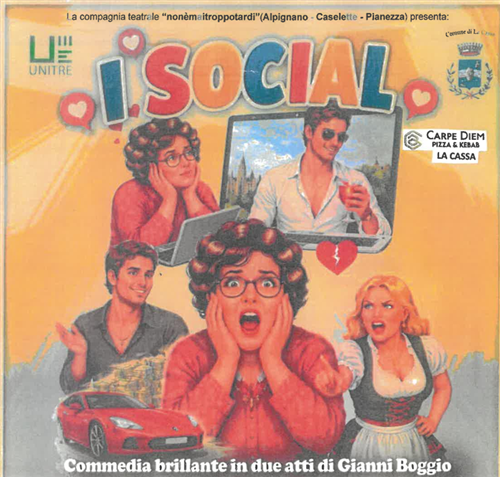 Commedia brillante in due atti di Gianni Boggio "I Social"